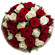 bouquet of red and white roses. Pakistan